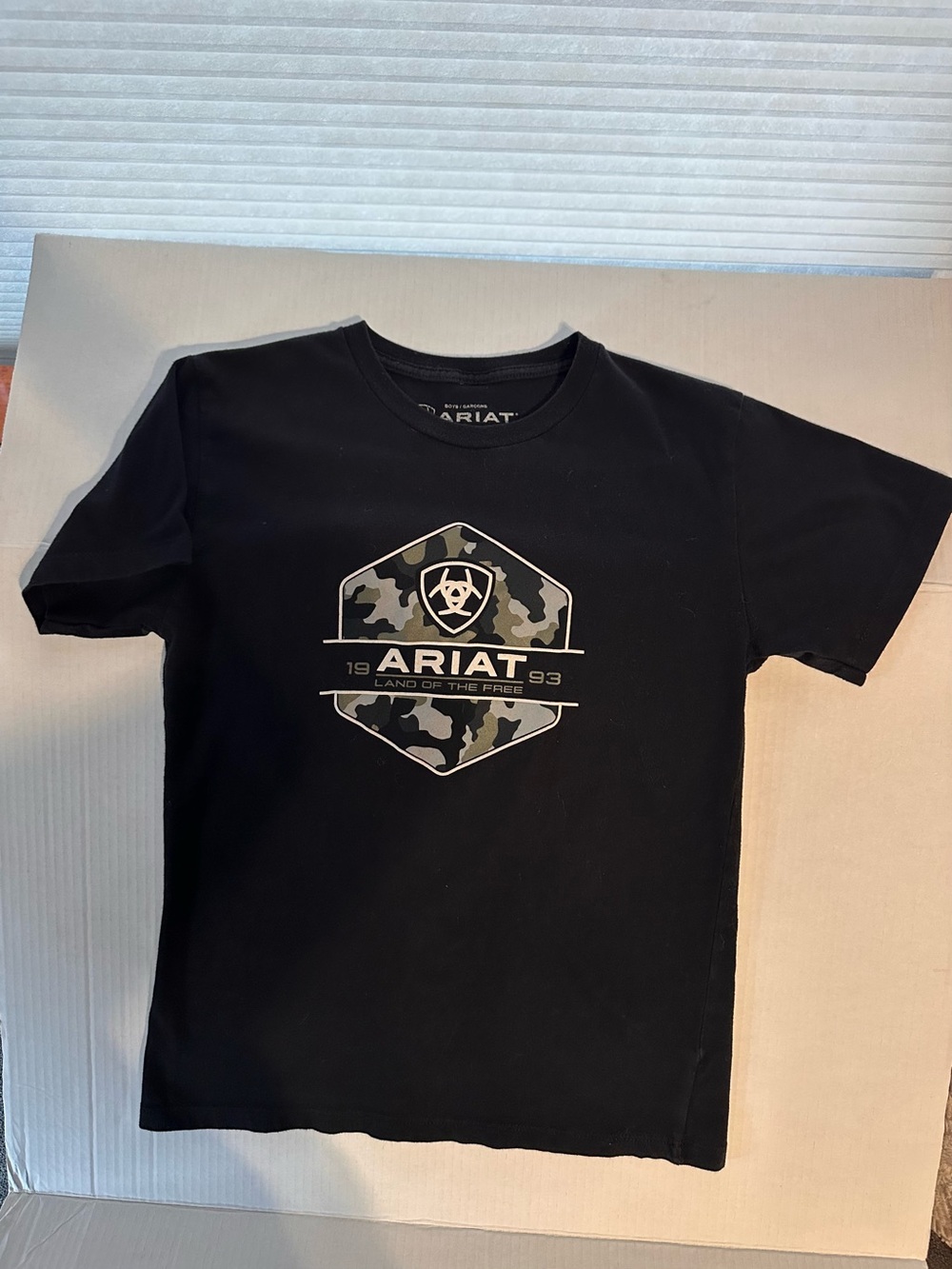 Ariat Junior’s Black Graphic Crew Neck T-Shirt